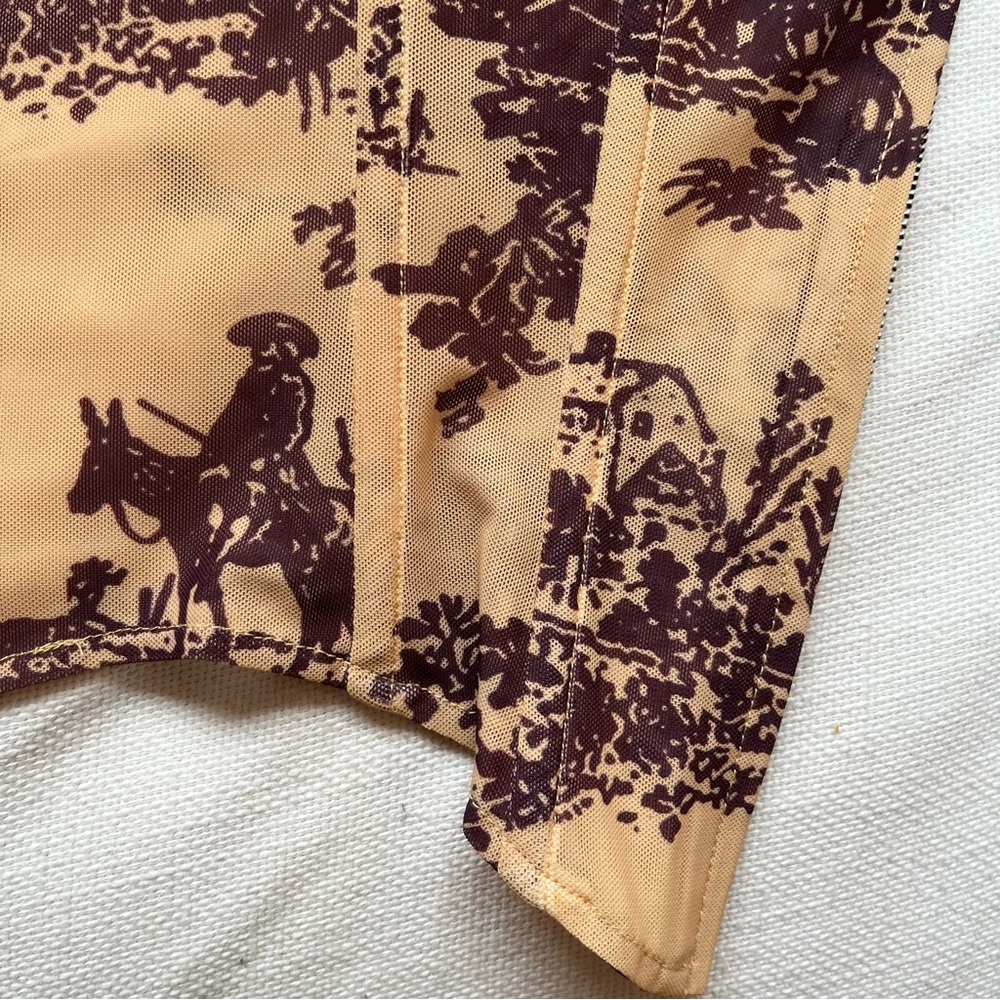 Miaou Aphex Corset in Gold Toile - Picture 7 of 7